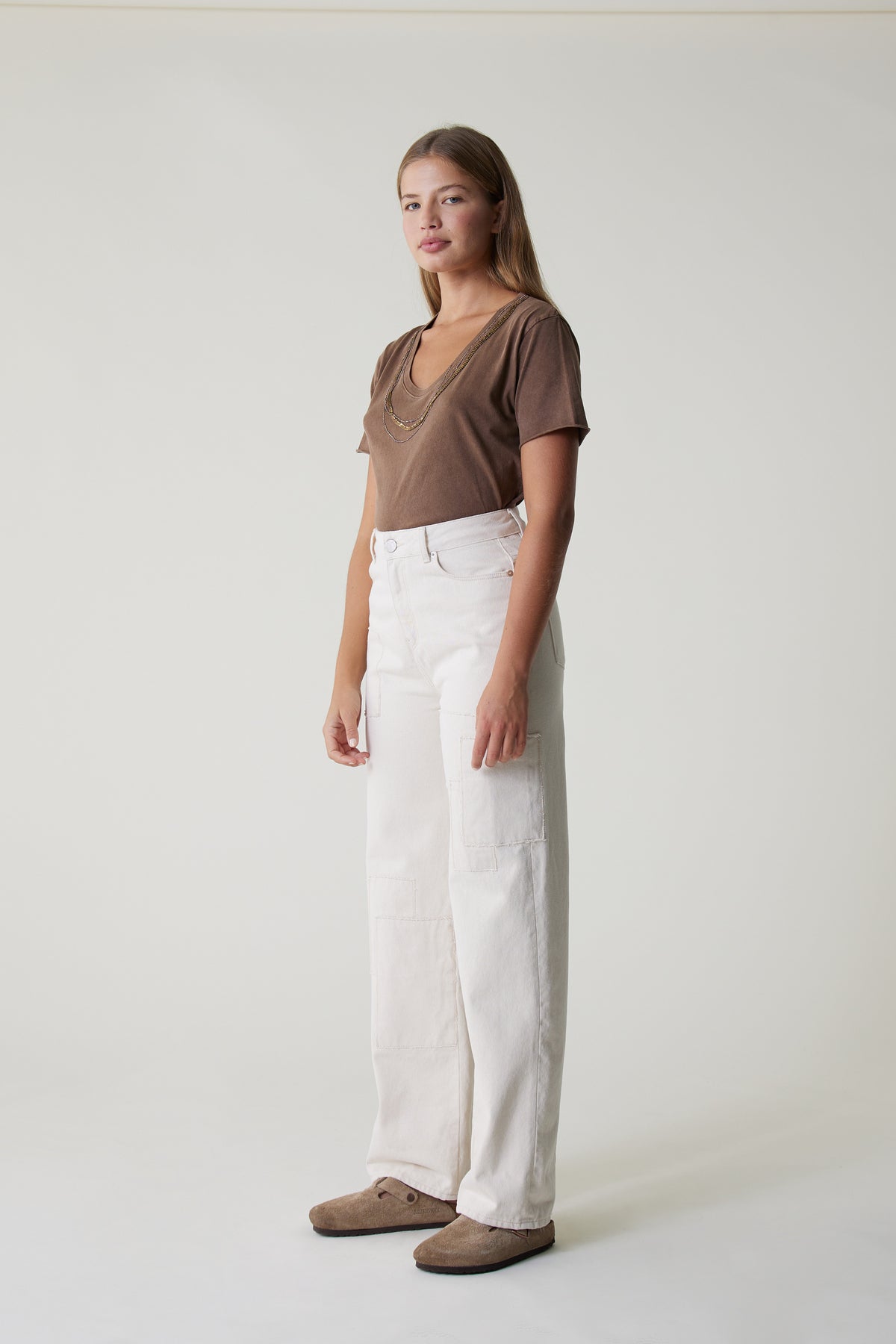 Leon & Harper Jean Francois Multi Off White