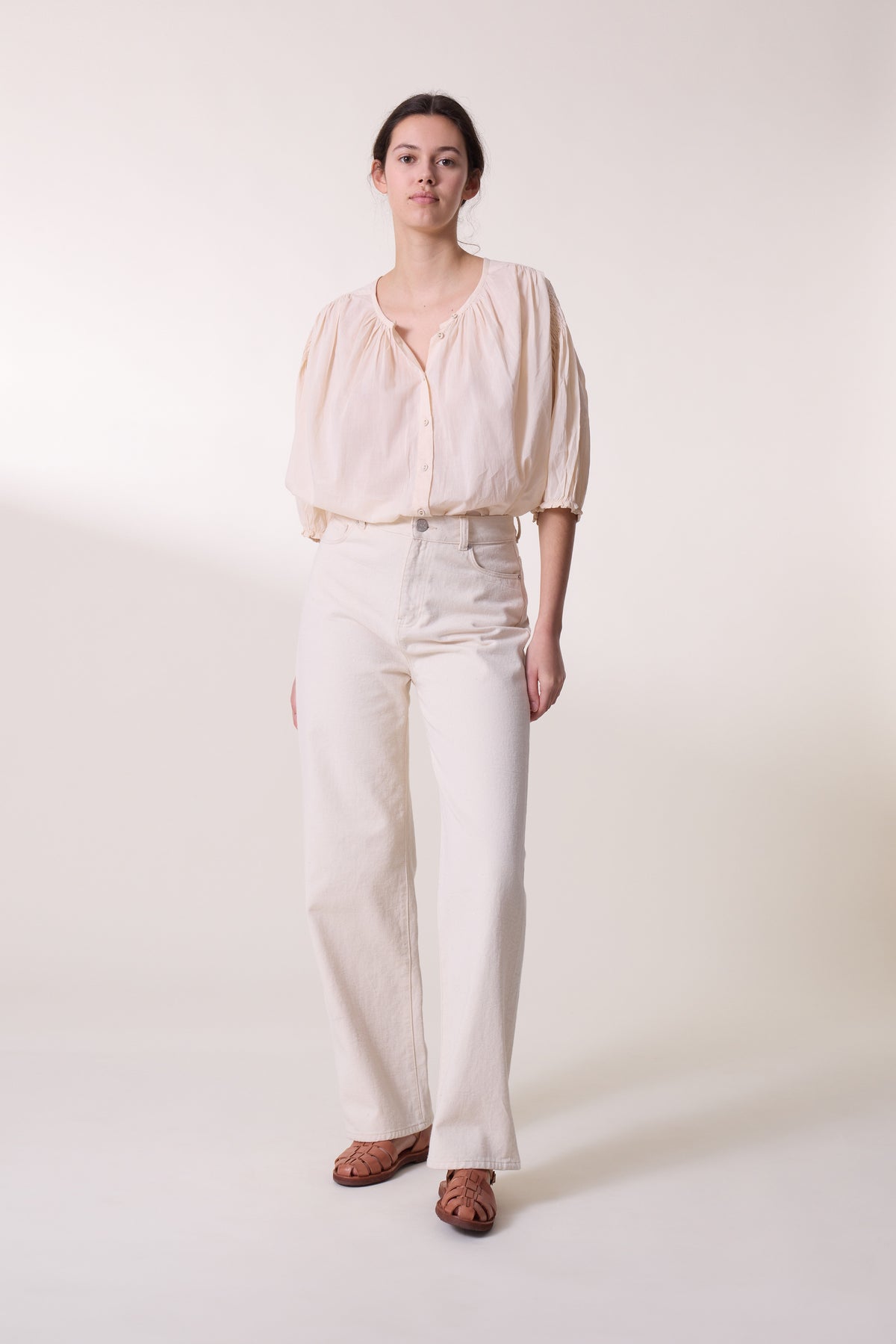 leon & harper Jean Francois PLN2 Ecru