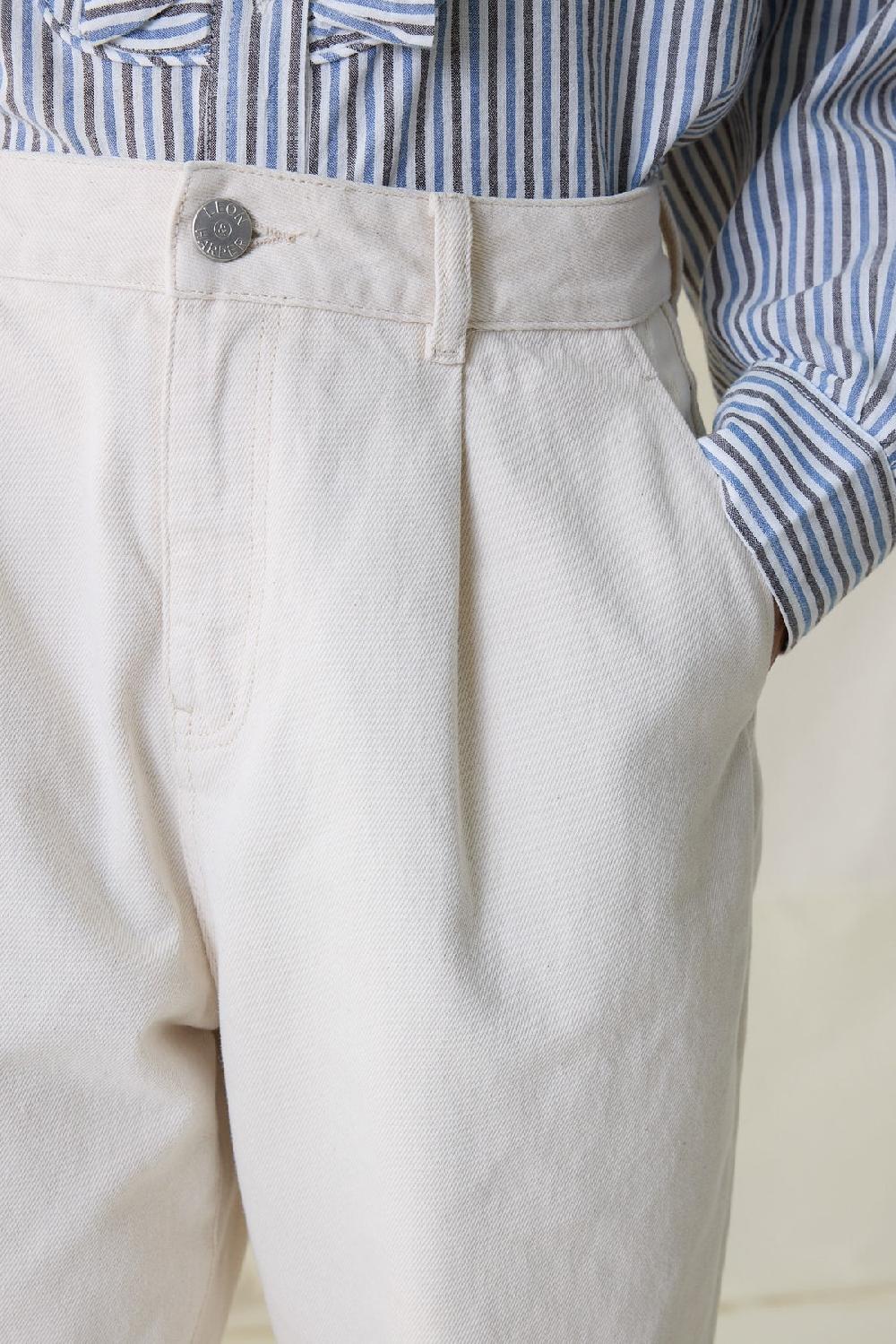 Leon & Harper Jean Patrick PLN Off White