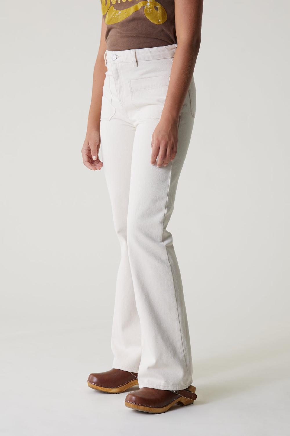 Leon & Harper Jean Perfect PLN1 Off White