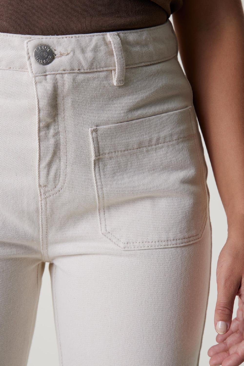 Leon & Harper Jean Perfect PLN1 Off White