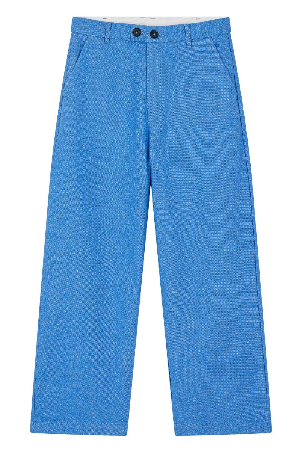 Leon & Harper Jean Philo Plain Blue