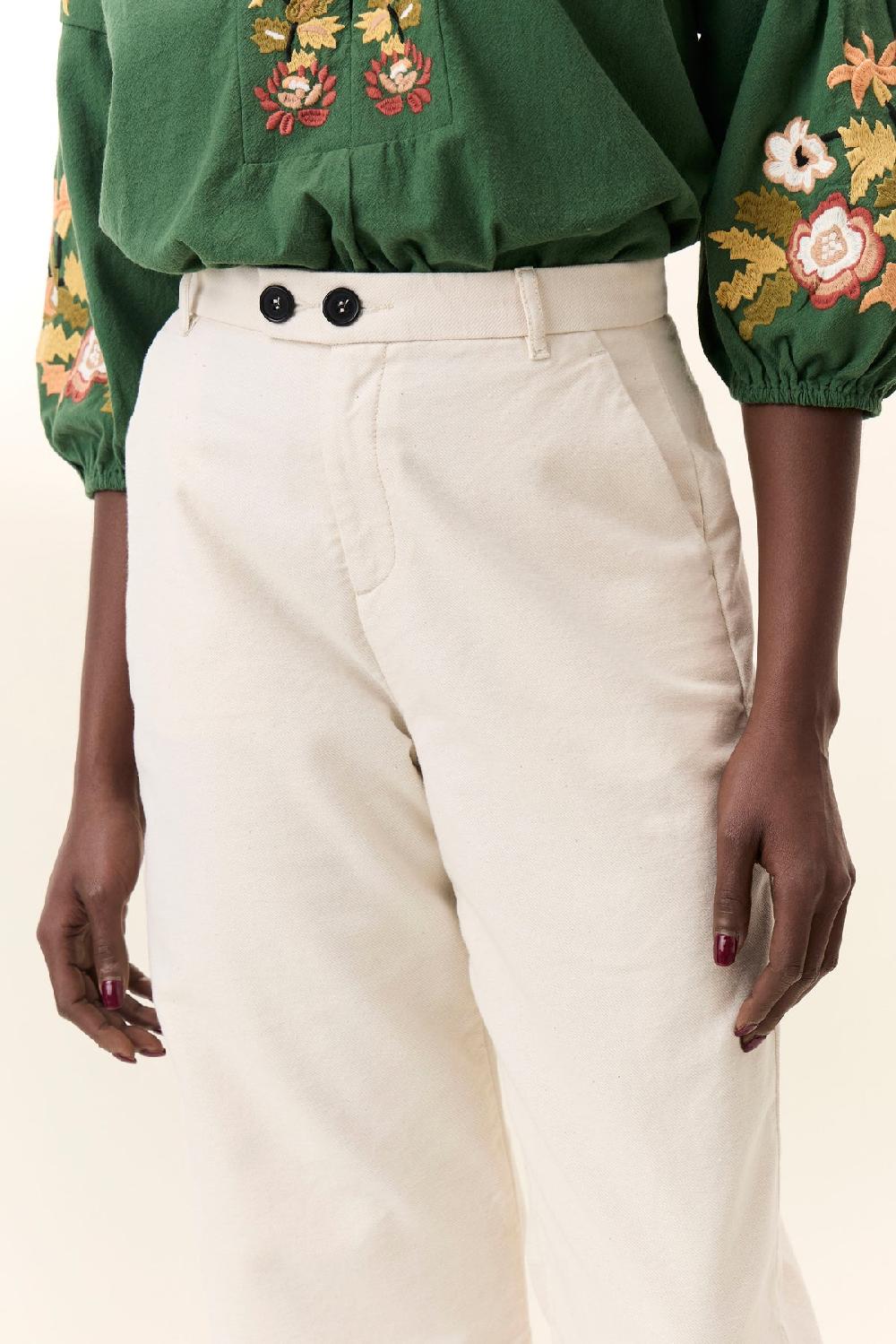 Leon & Harper Jean Philo Plain Ecru