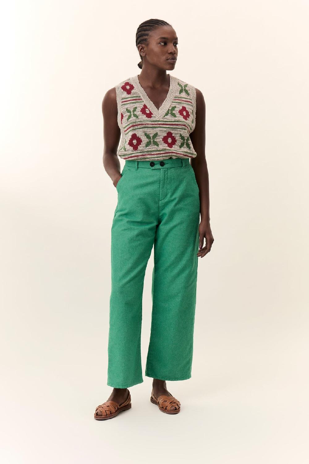 leon & harper Jean Philo Plain Green