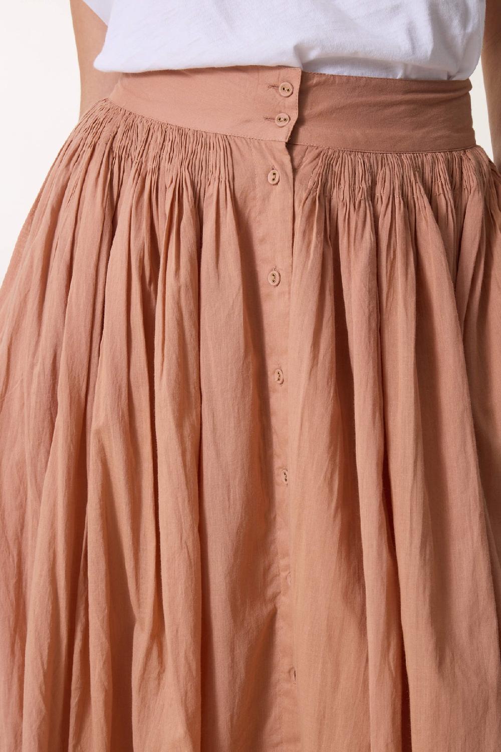 Leon & Harper Jupe Jiotto Plain Peach