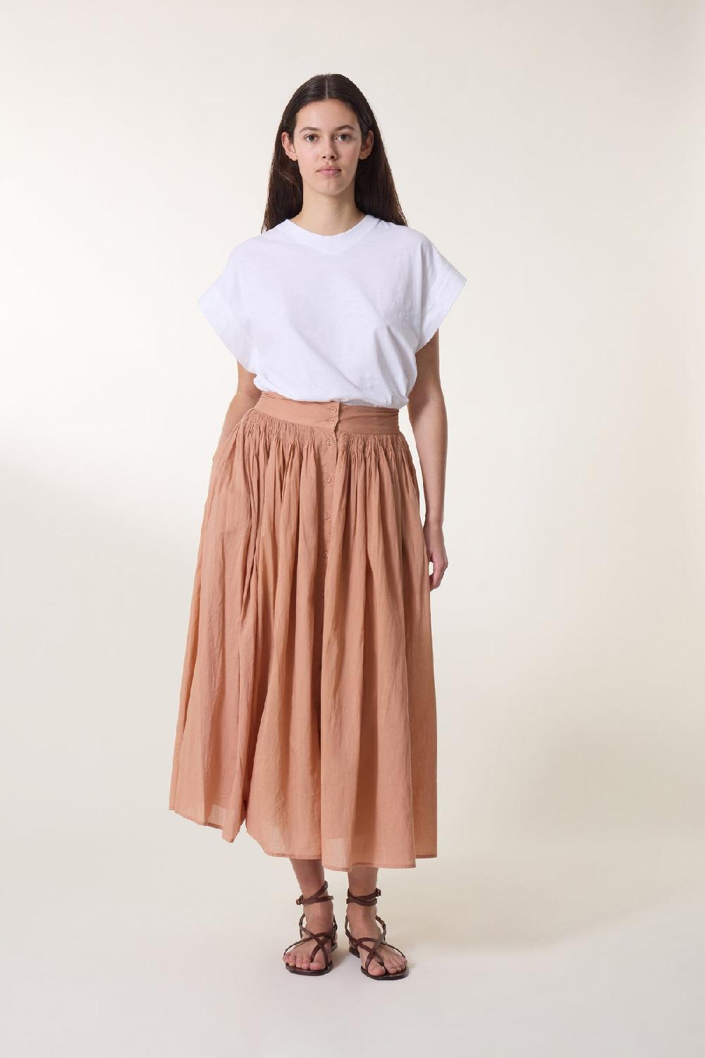 leon & harper Jupe Jiotto Plain Peach