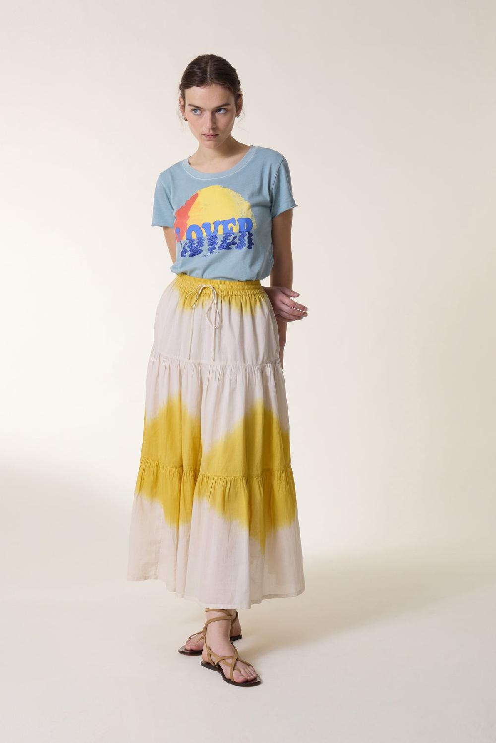 leon & harper Jupe Juize T&D Mustard