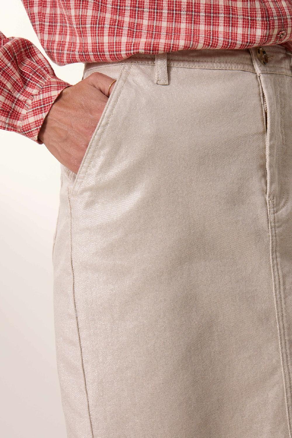 Leon & Harper Jupe Jump Dulce Silver