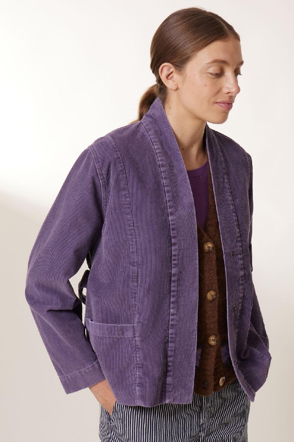 Leon & Harper Kimono Verti PLN Purple