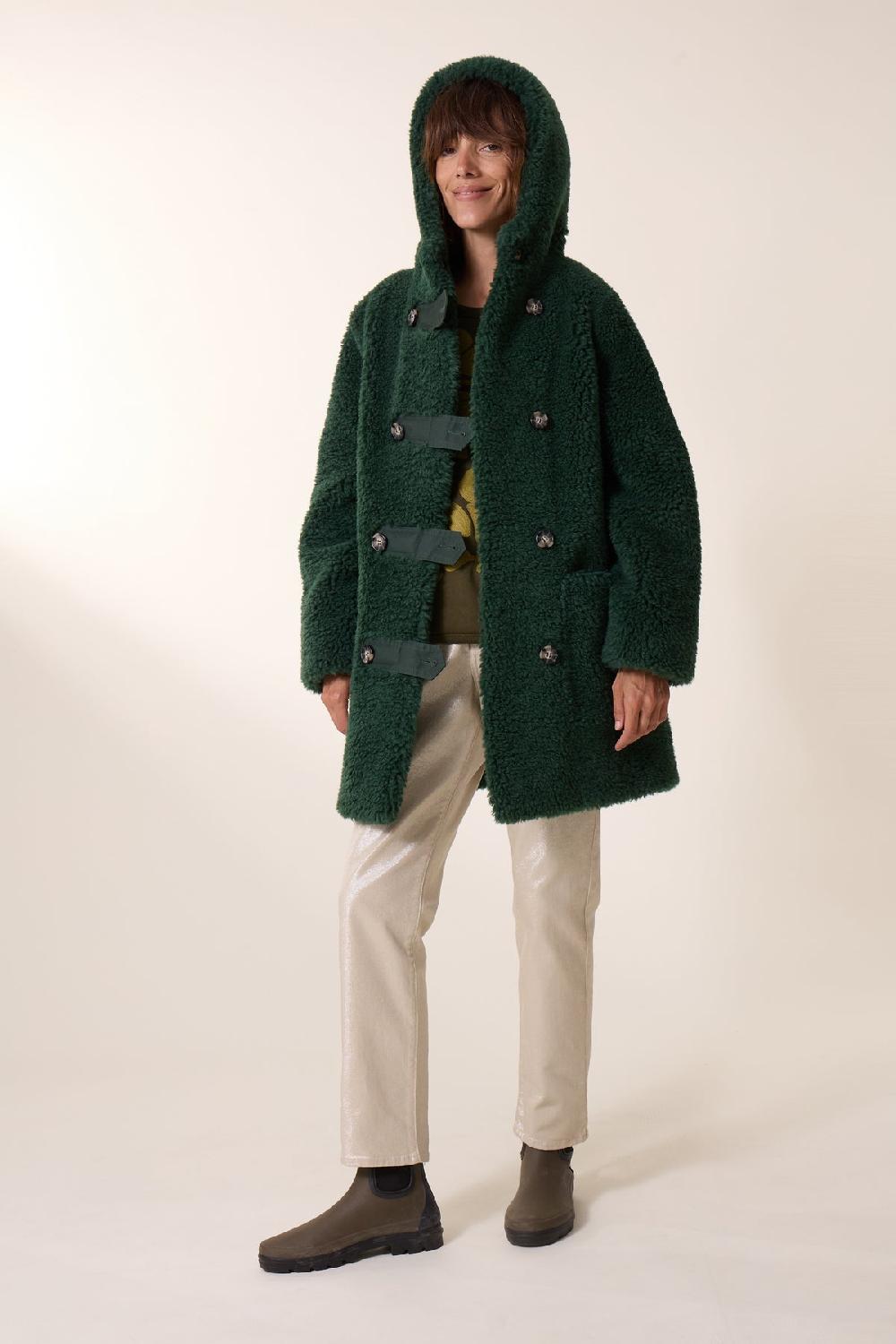 leon & harper Manteau Viggo PLN Green