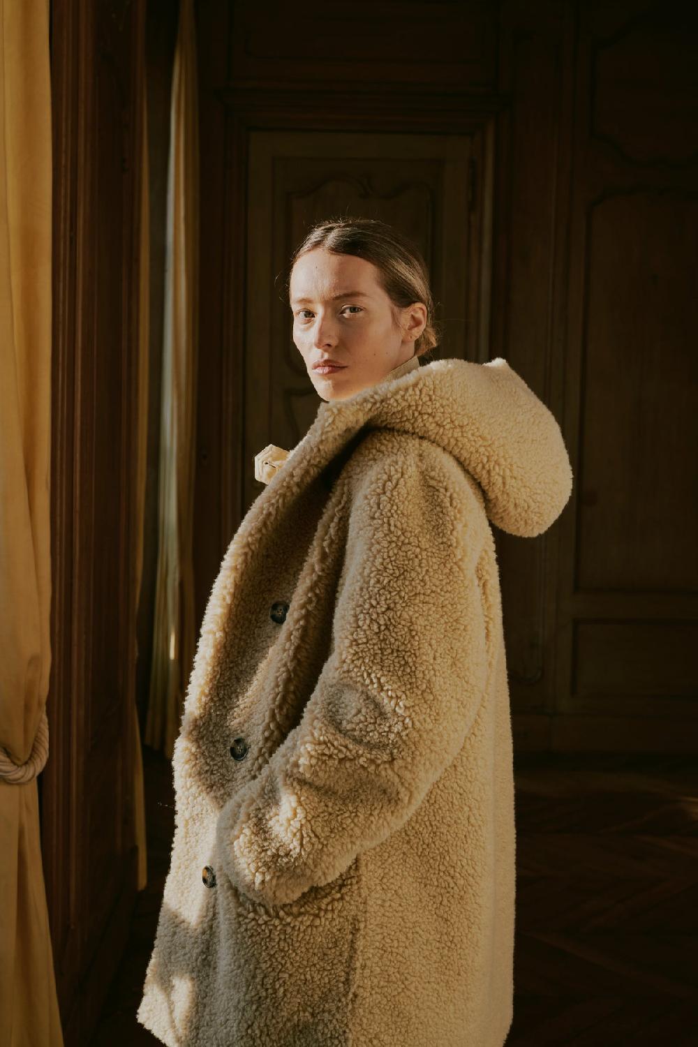 Leon & Harper Manteau Viggo PLN Off White