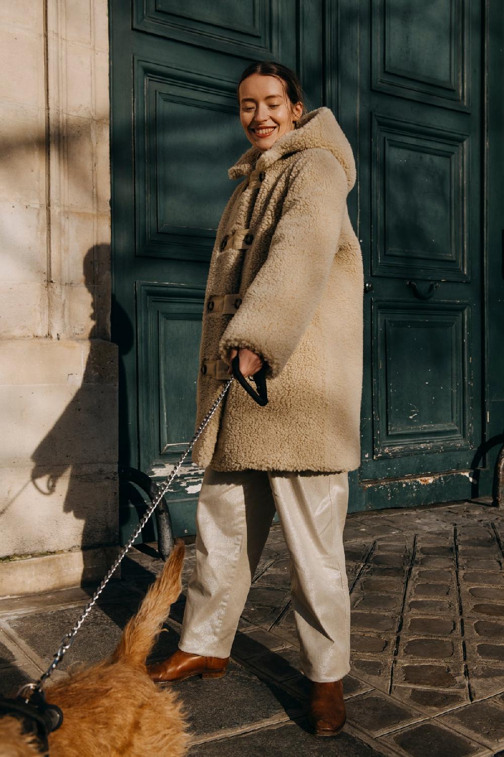 leon & harper Manteau Viggo PLN Off white