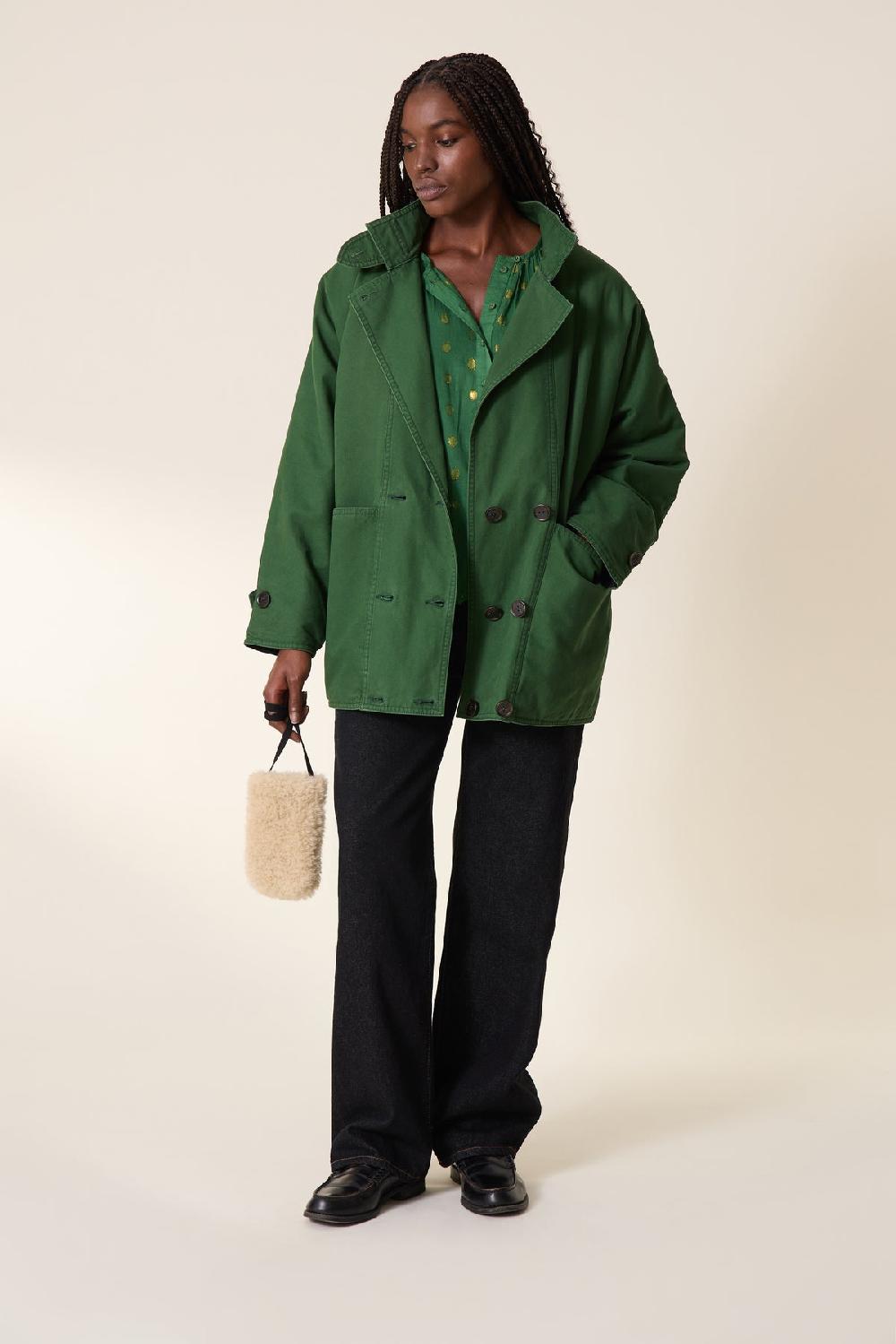 leon & harper Manteau Viktor PLN Green