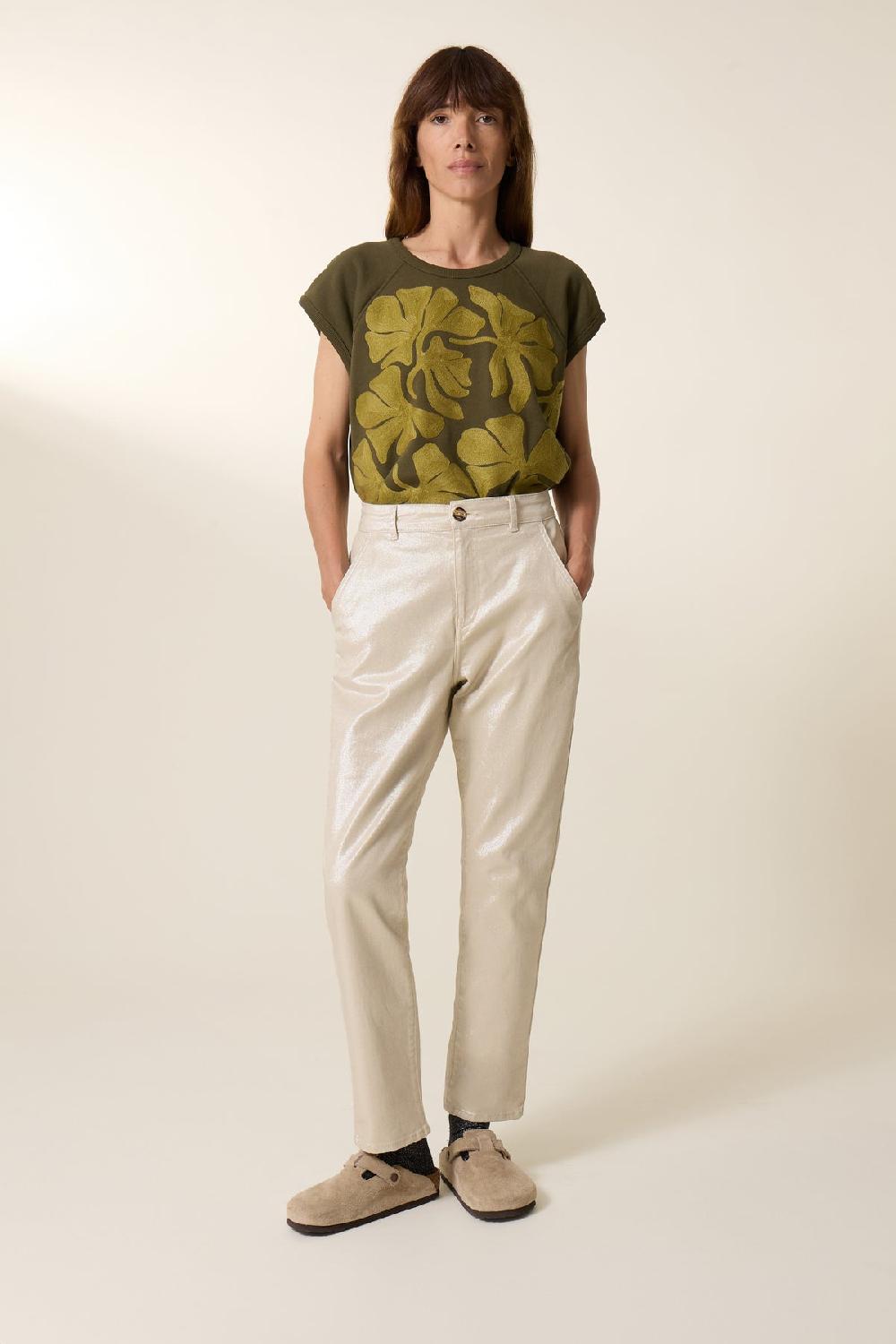 leon & harper Pantalon Edgara DULC Silver