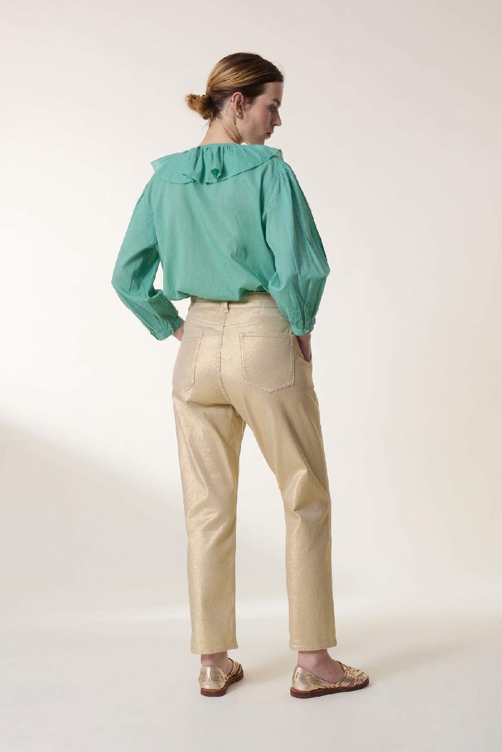 Leon & Harper Pantalon Edgara Dulce Gold