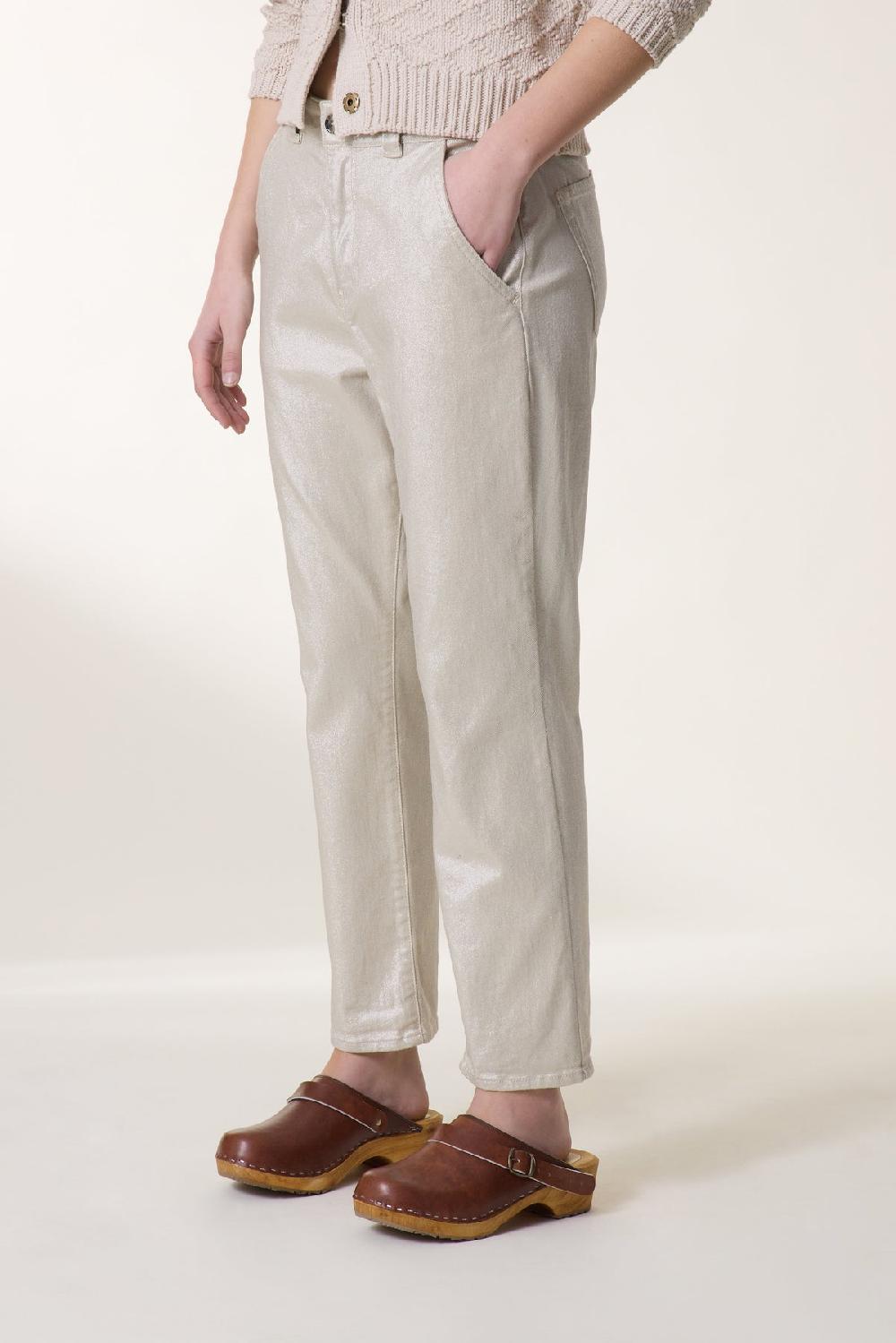Leon & Harper Pantalon Edgara Dulce Silver