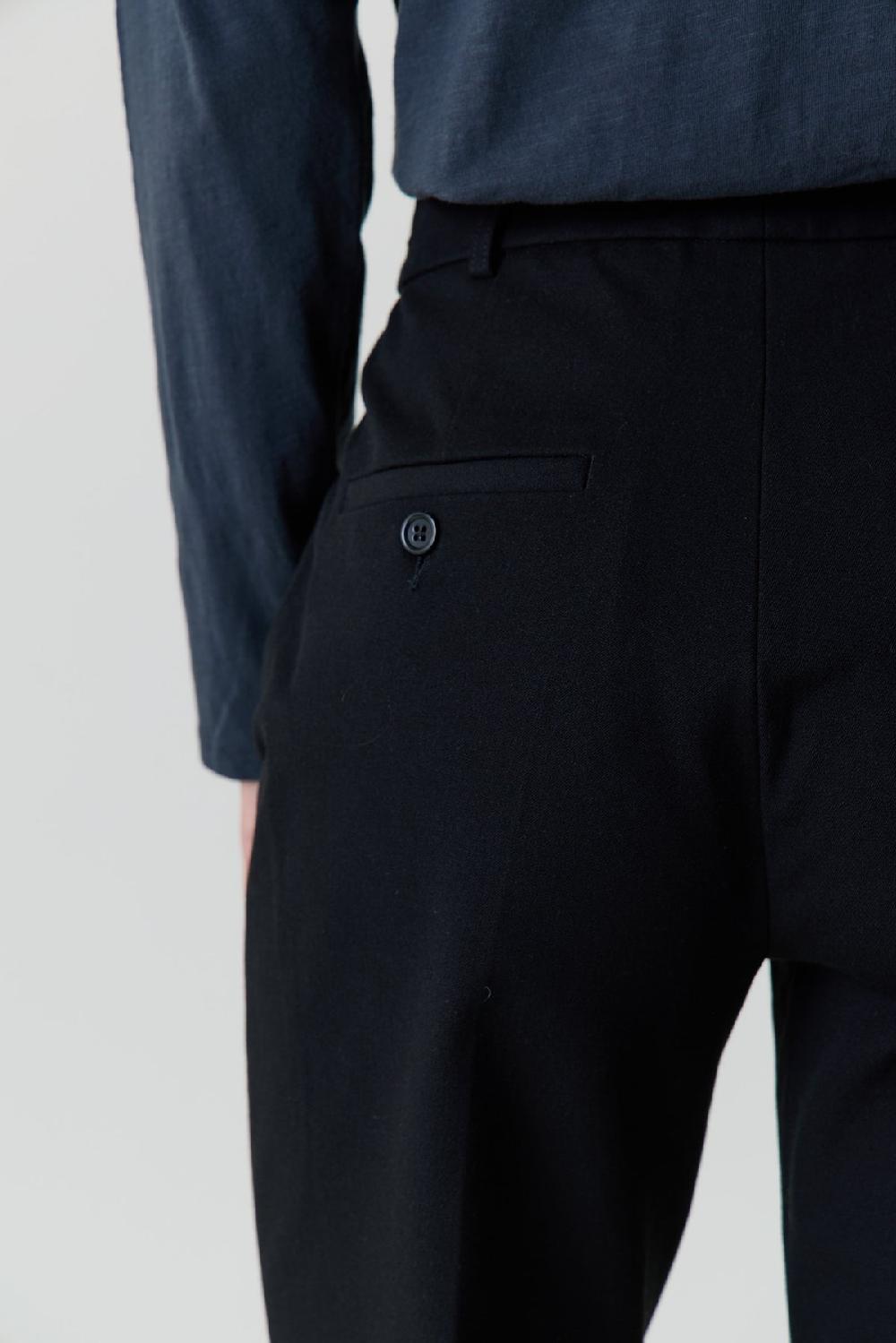 Leon & Harper Pantalon Palmora PLN Black