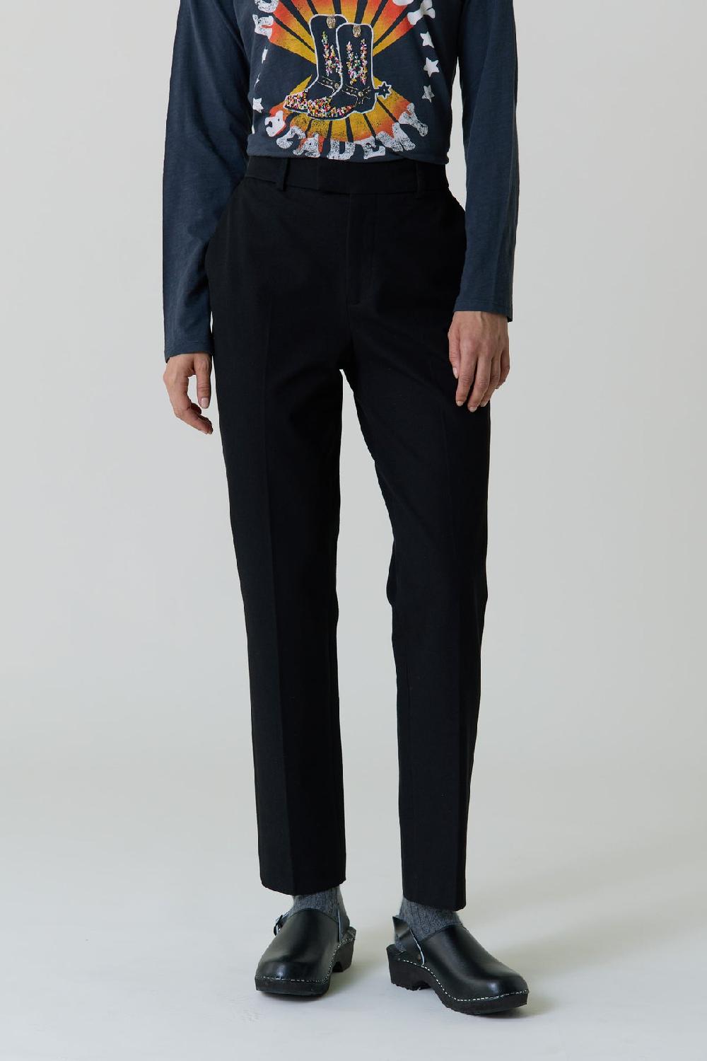 Leon & Harper Pantalon Palmora PLN Black