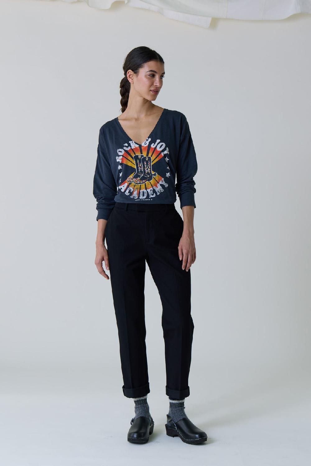 leon & harper Pantalon Palmora PLN Black