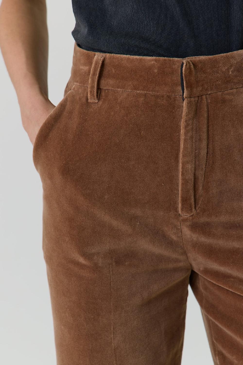 Leon & Harper Pantalon Papou PLN Mustard