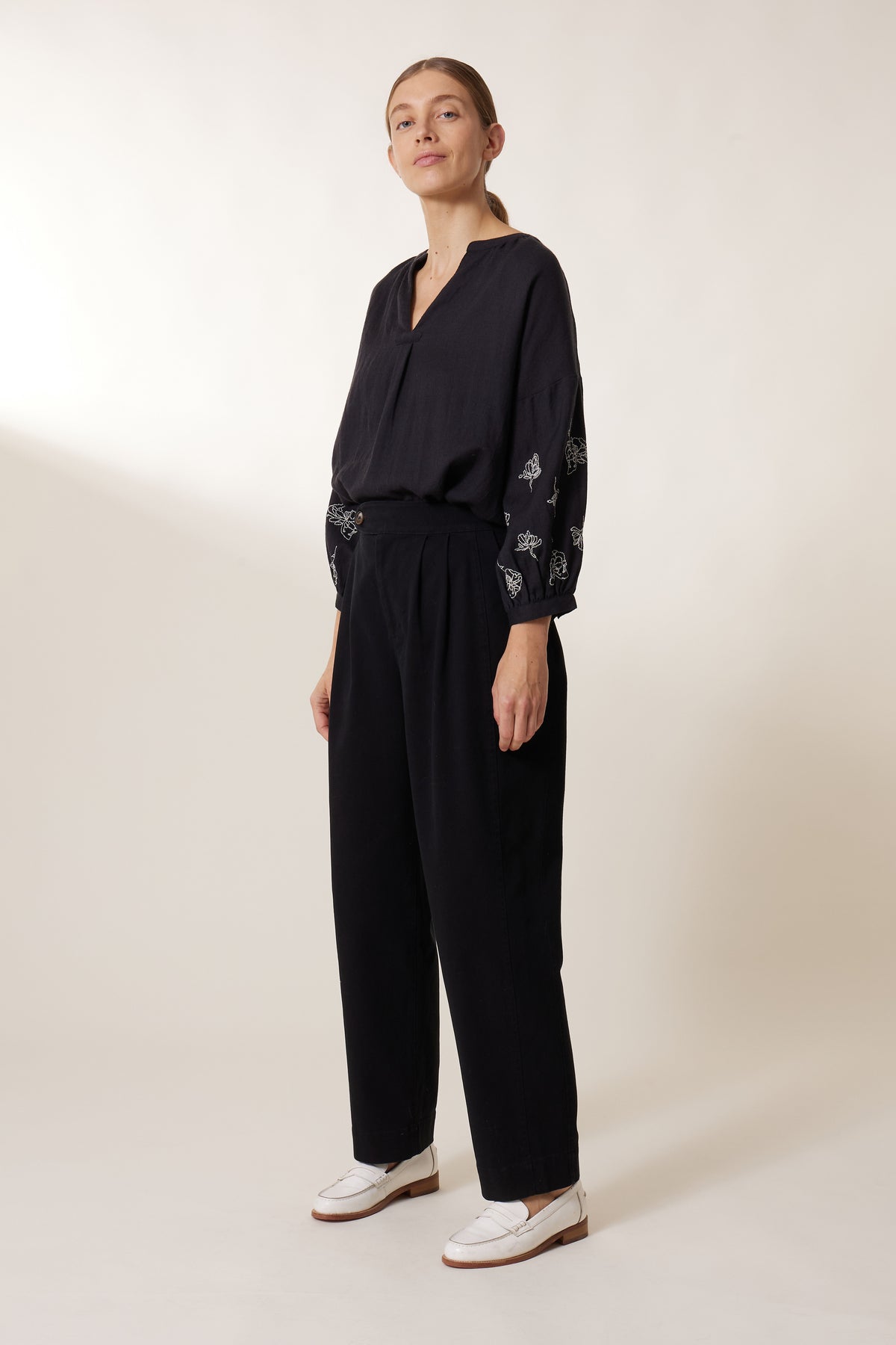 leon & harper Pantalon Penelope PLN Black