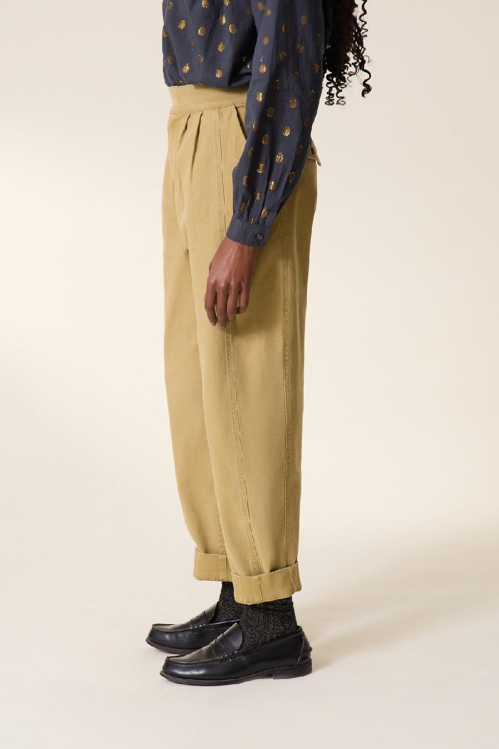 Leon & Harper Pantalon Penelope PLN Caramel