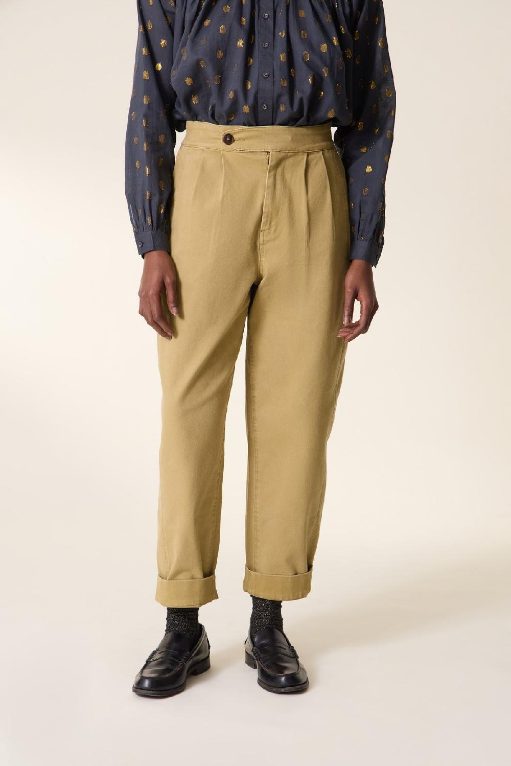 leon & harper Pantalon Penelope PLN Caramel