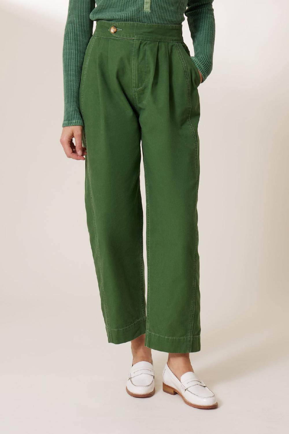 Leon & Harper Pantalon Penelope PLN Green