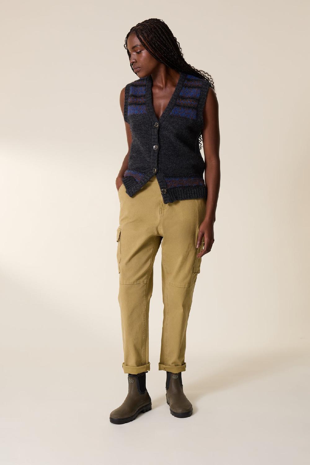 Leon & Harper Pantalon Perel PLN Caramel