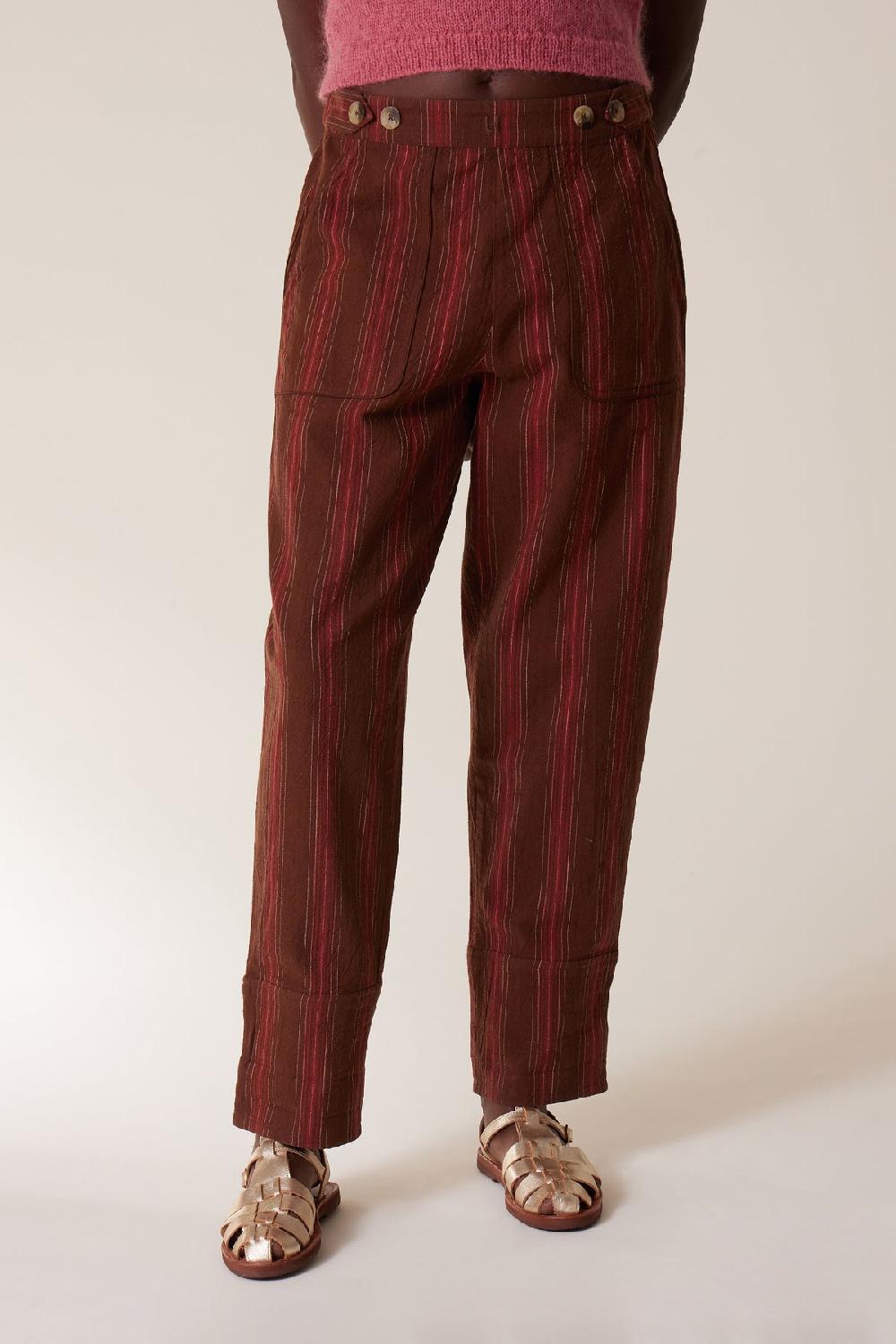 Leon & Harper Pantalon Perla Matelas Brown