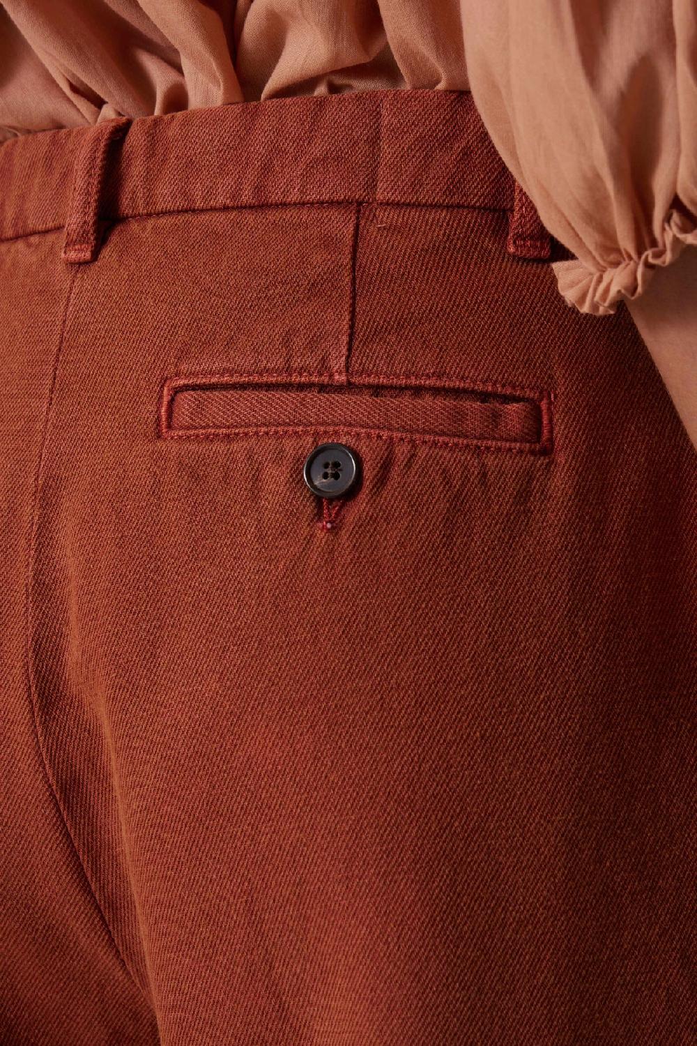 Leon & Harper Pantalon Philo PL2 Terracotta