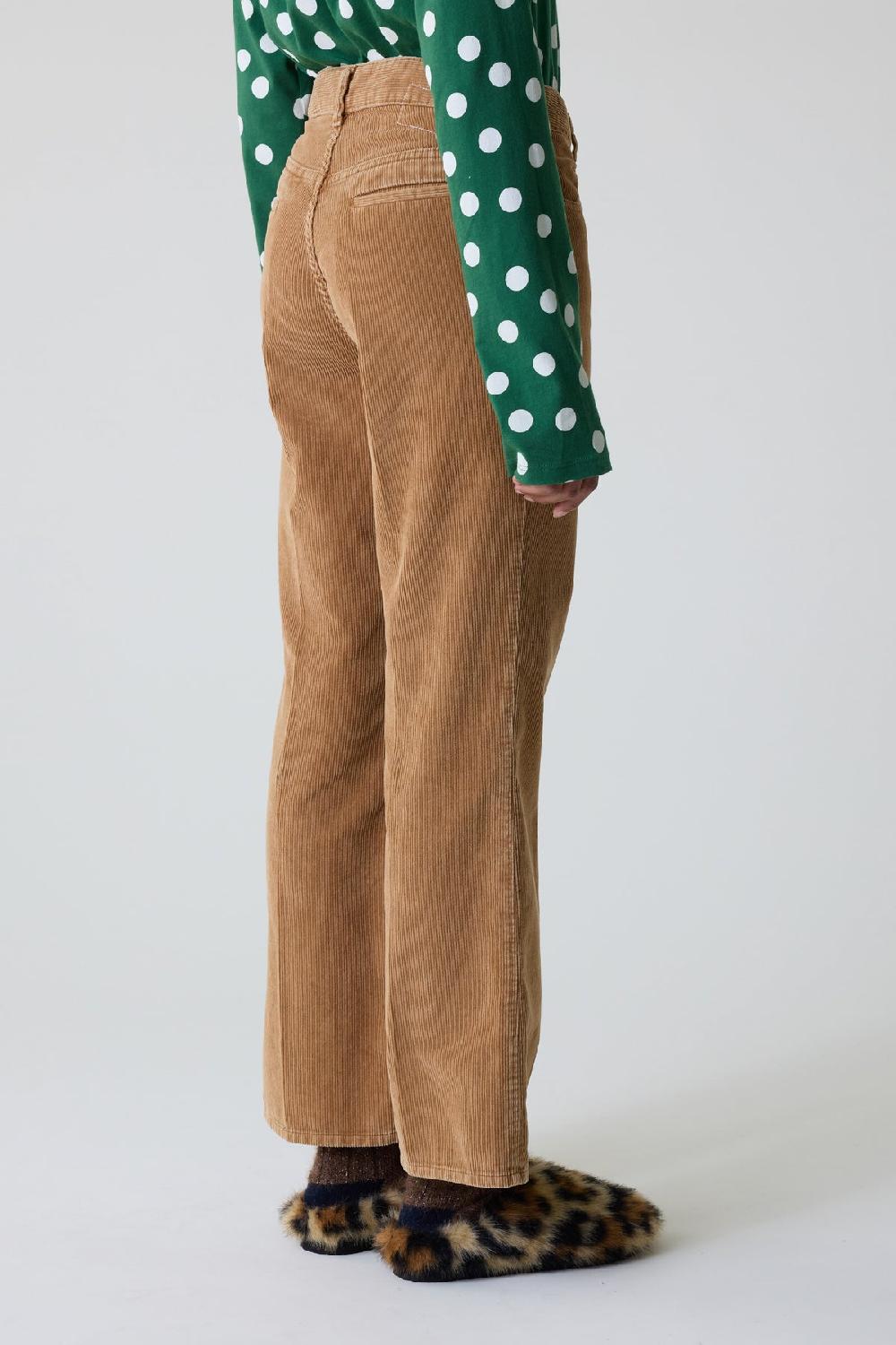 Leon & Harper Pantalon Pipou Plain Brown