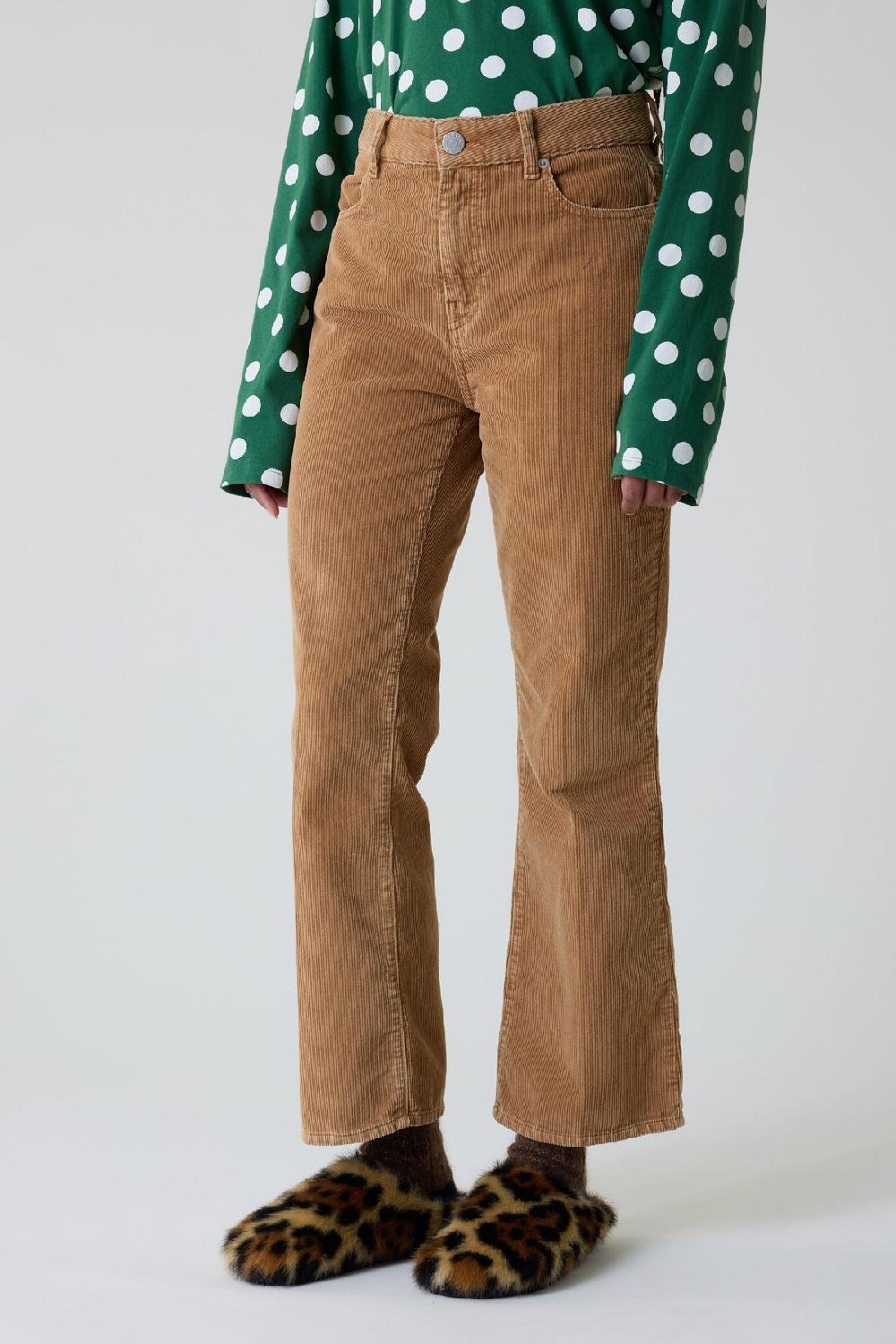 Leon & Harper Pantalon Pipou Plain Brown