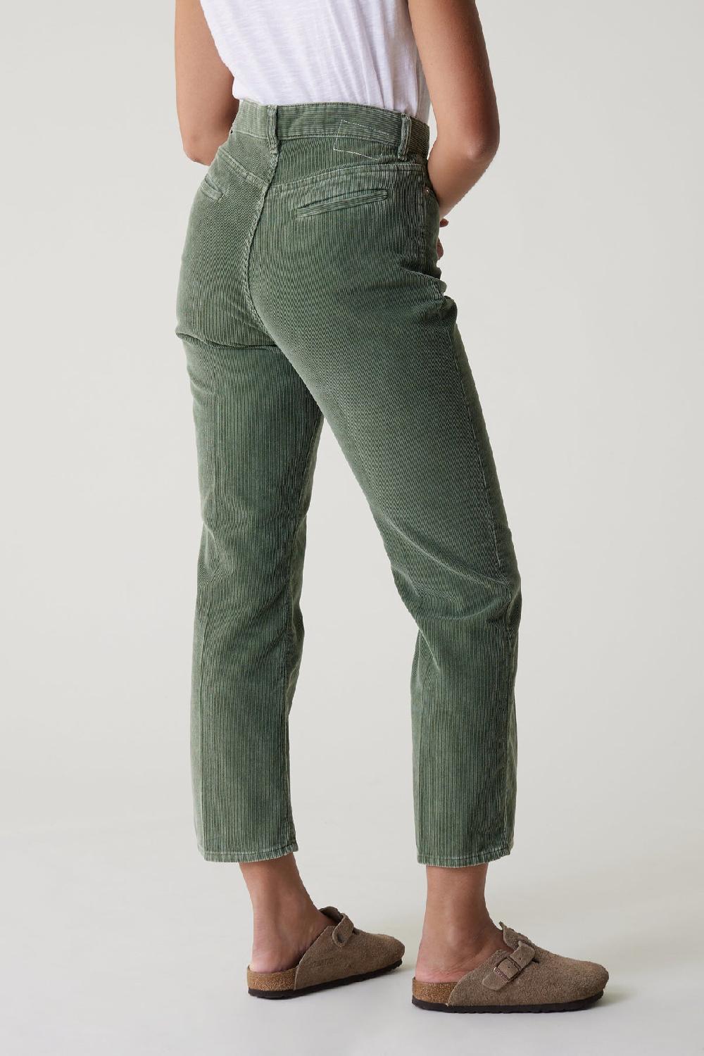 Leon & Harper Pantalon Pipou Plain Green