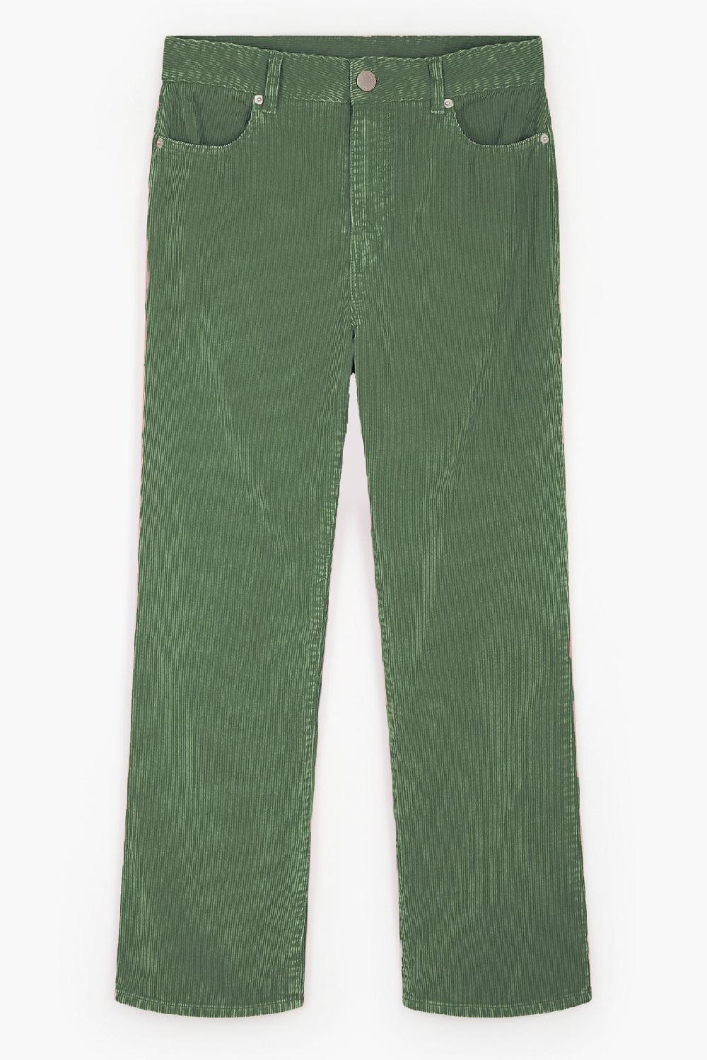 Leon & Harper Pantalon Pipou Plain Green