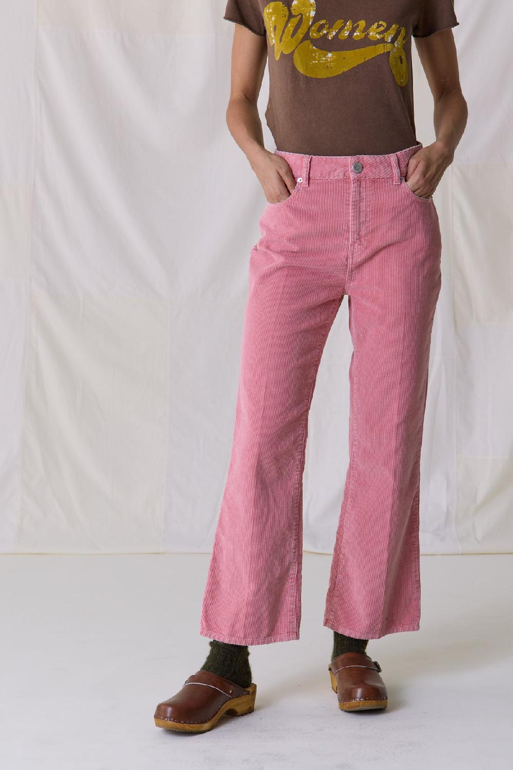 Leon & Harper Pantalon Pipou Plain Pink