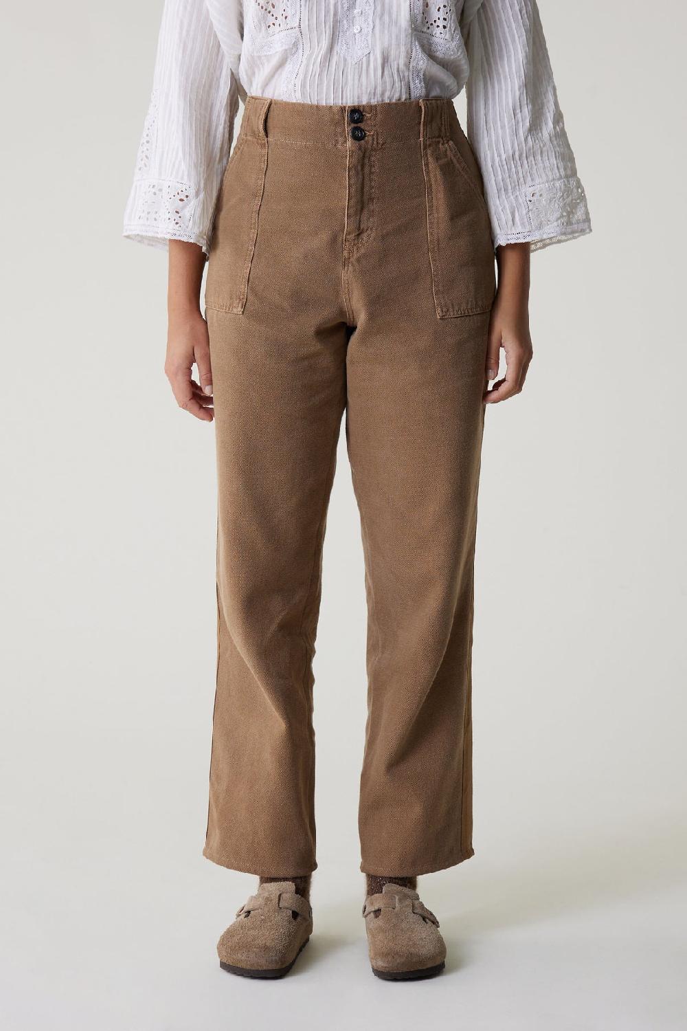 Leon & Harper Pantalon Pistil PLN Beige