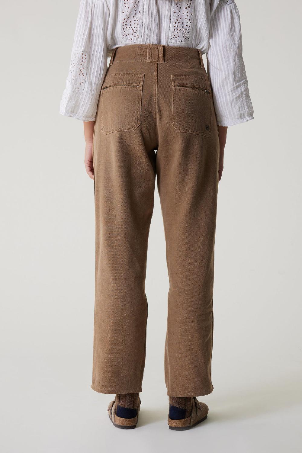 Leon & Harper Pantalon Pistil PLN Beige