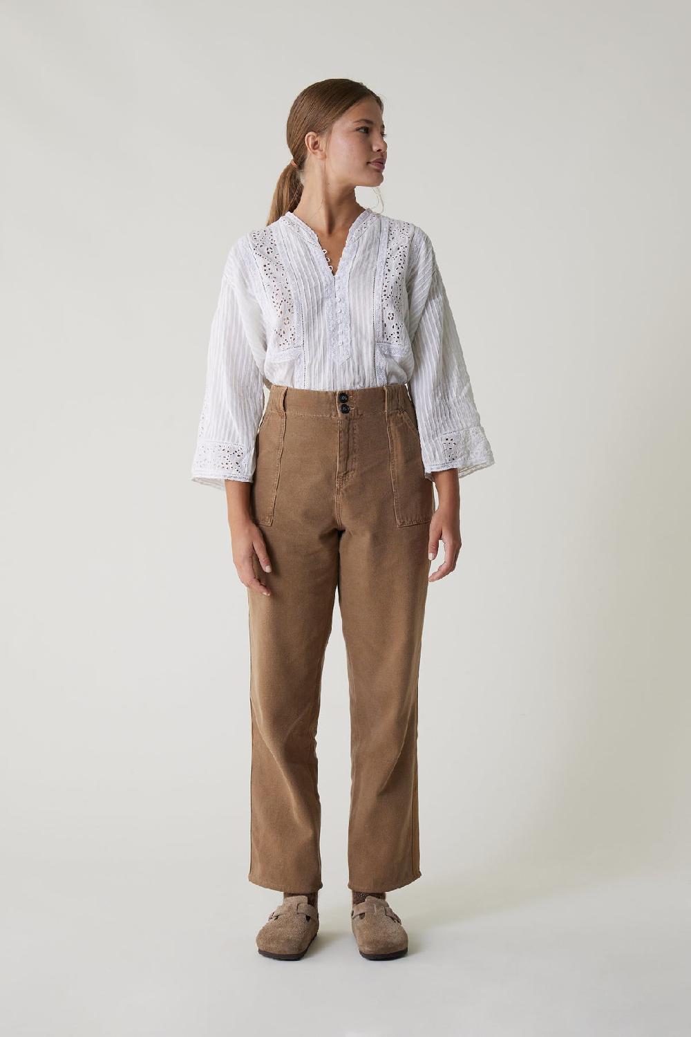 leon & harper Pantalon Pistil PLN Beige