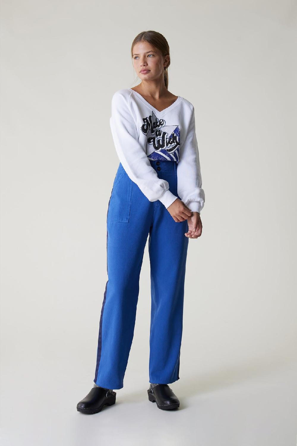 leon & harper Pantalon Pistil PLN Blue