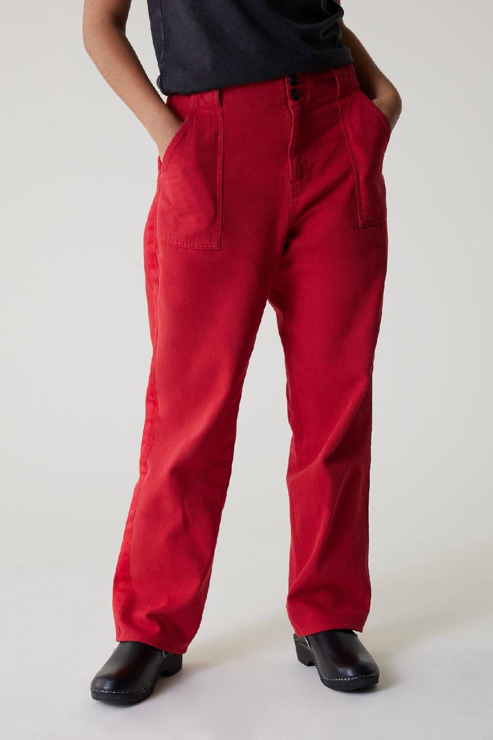 Leon & Harper Pantalon Pistil PLN Red