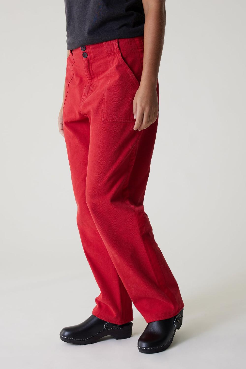 Leon & Harper Pantalon Pistil PLN Red