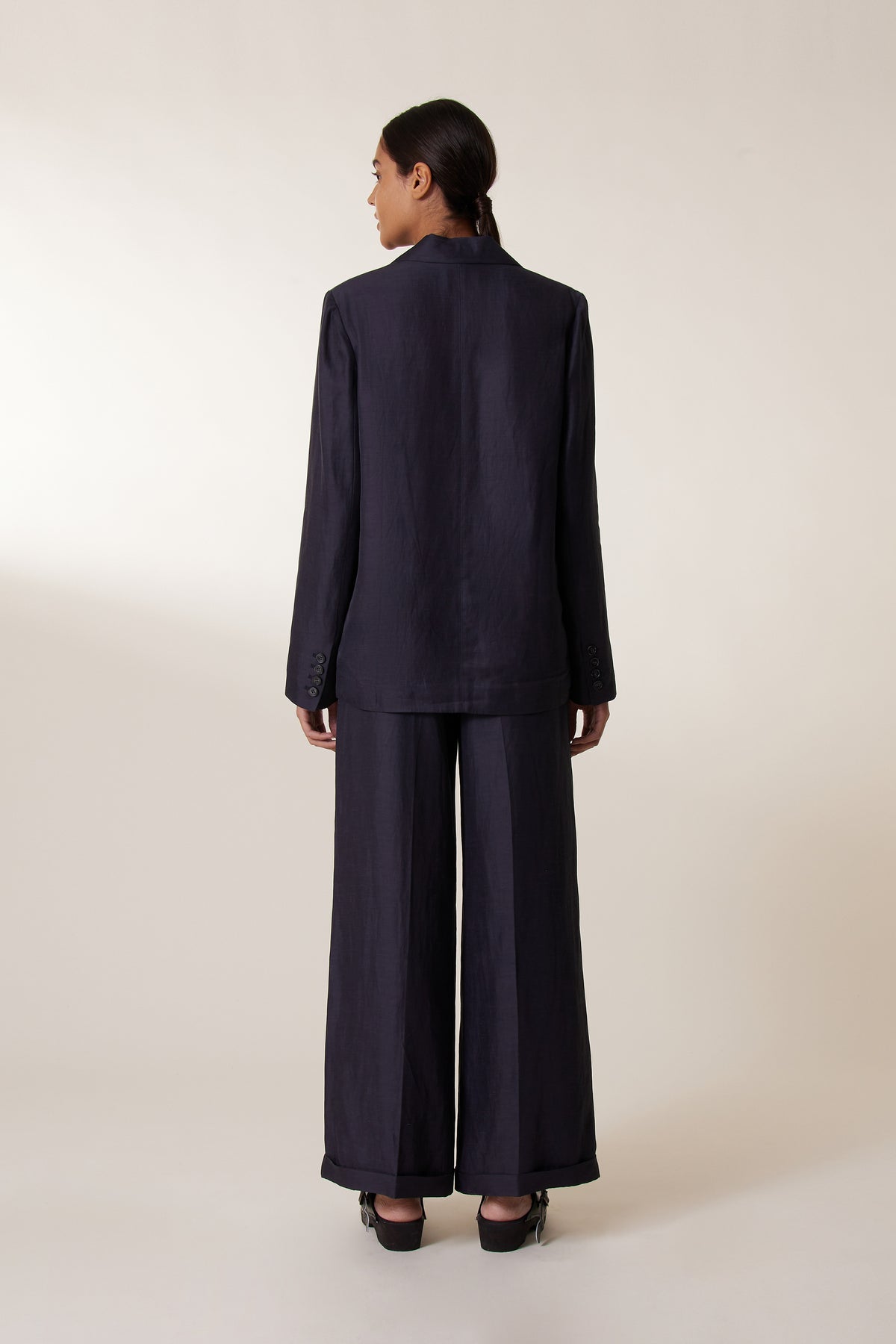 Leon & Harper Pantalon Popsi PLN Charcoal