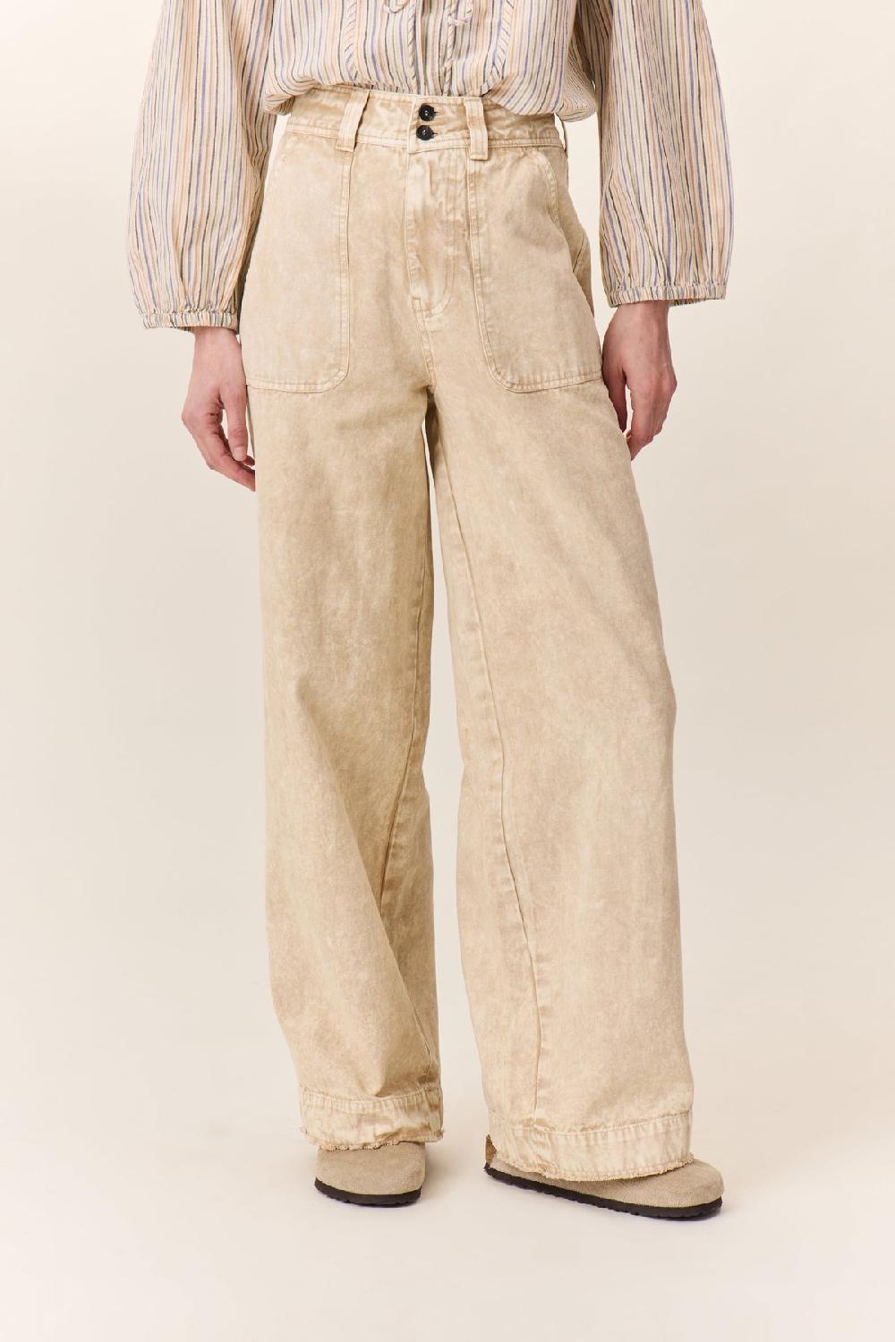leon & harper Pantalon Prag Pl2 Beige