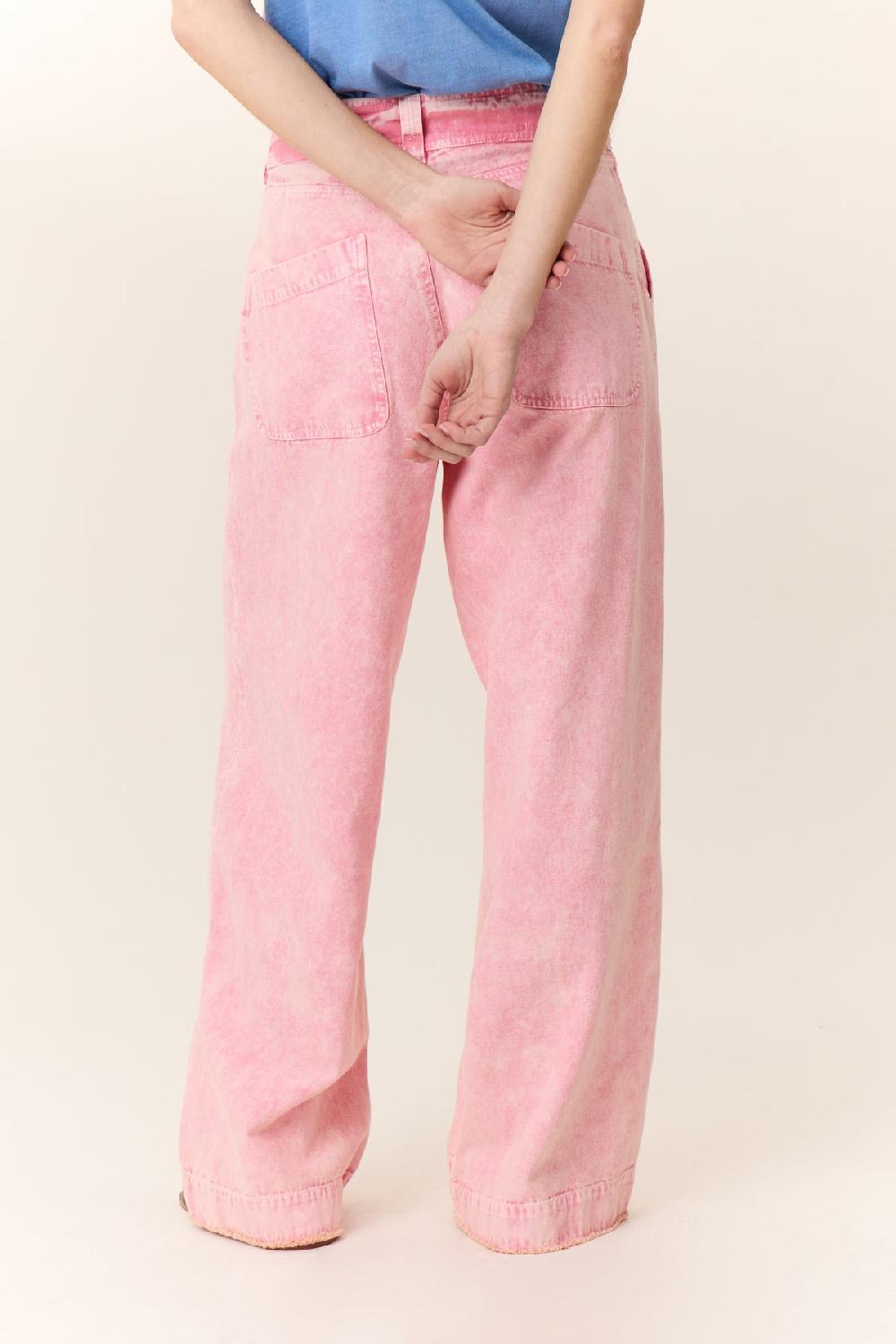 Leon & Harper Pantalon Prag Pl2 Pink
