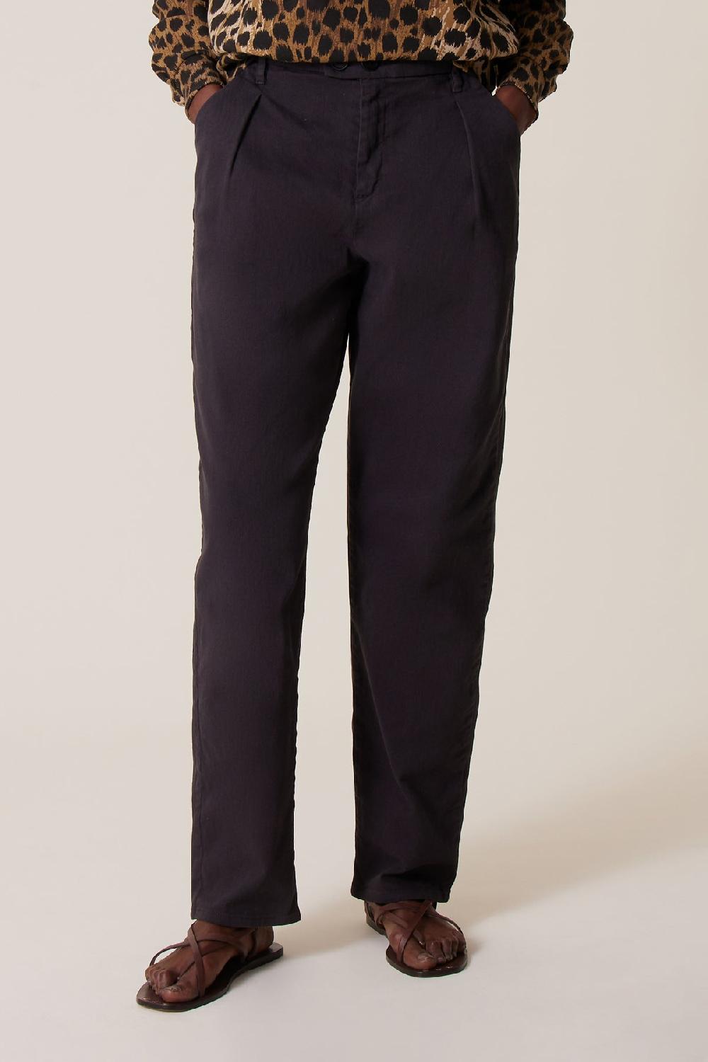 Leon & Harper Pantalon Prodige PL2 Charcoal