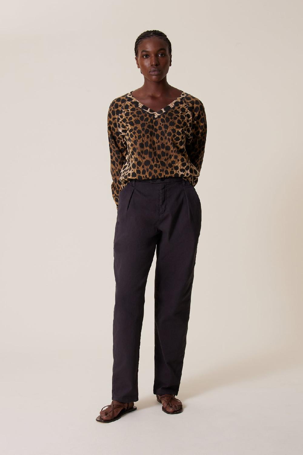 leon & harper Pantalon Prodige PL2 Charcoal