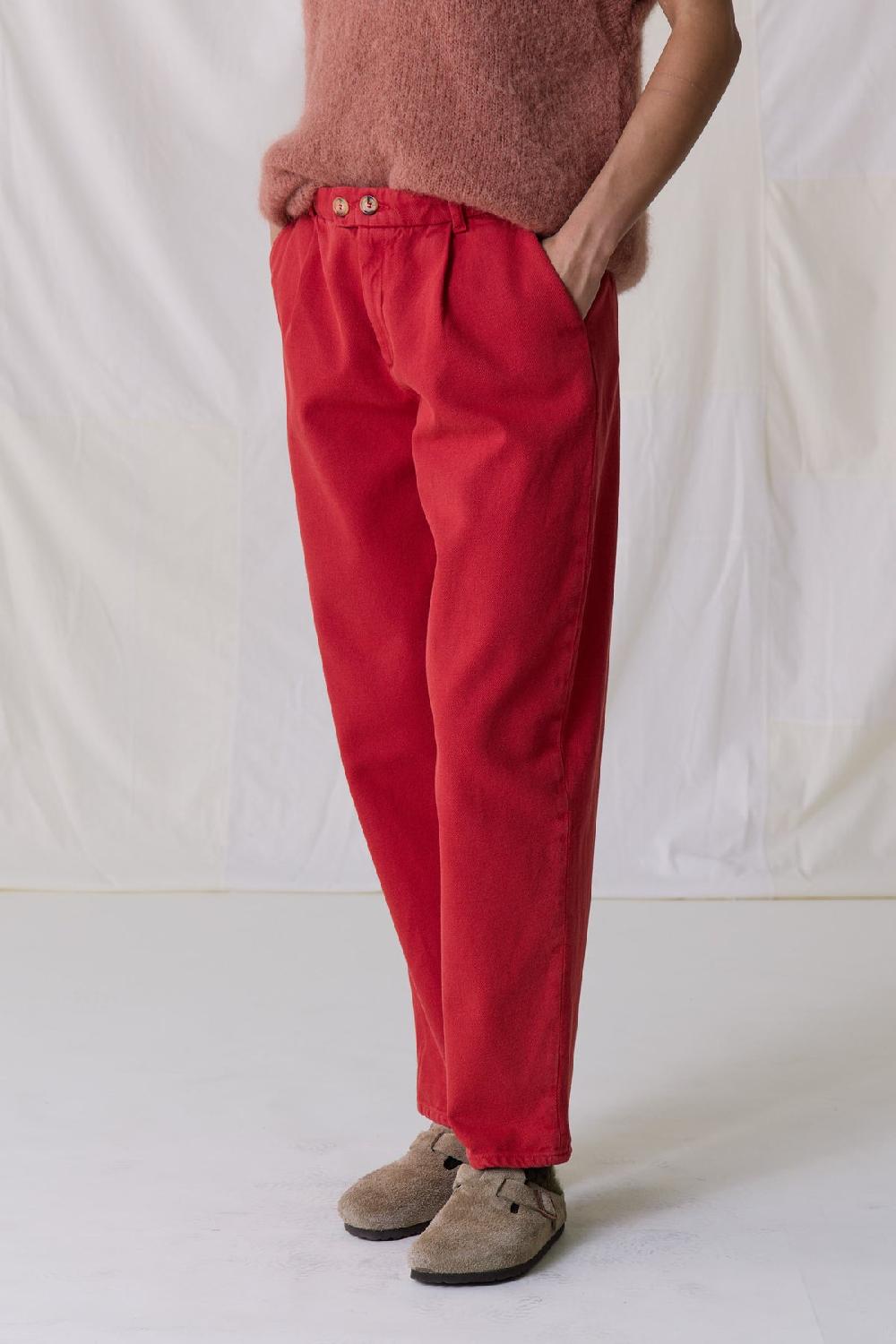 Leon & Harper Pantalon Prodige PLN Red