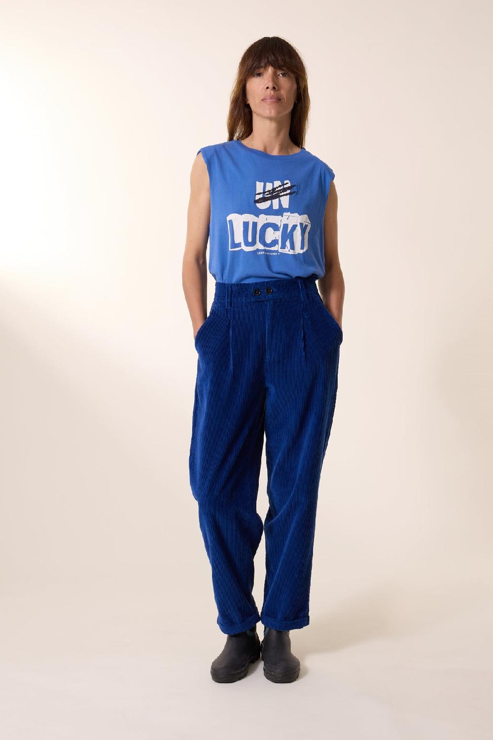 leon & harper Pantalon Prom PLN Blue