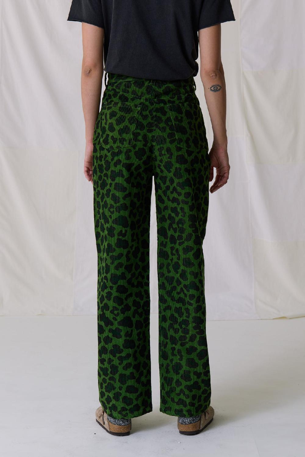 Leon & Harper Pantalon Puglia Wilde Green